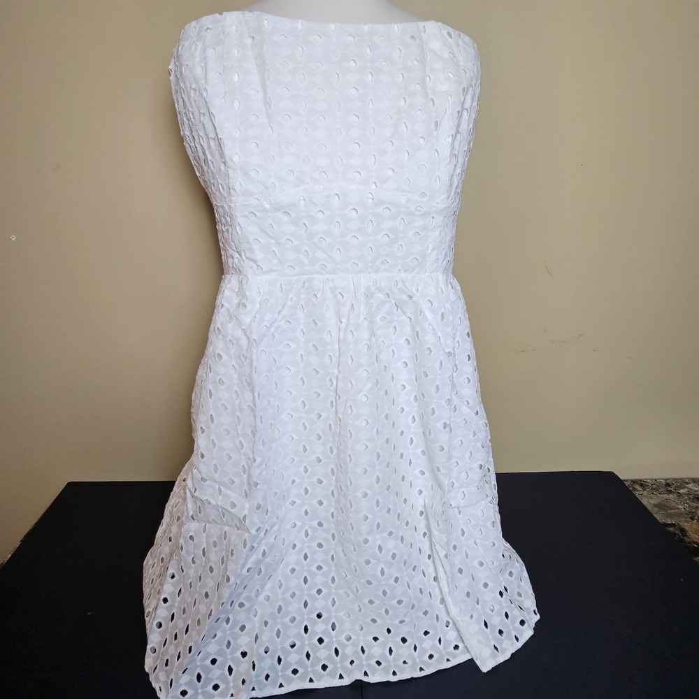 Show Me Your Mumu Out Of Town Mini Dress White Eyelet XXL Made USA